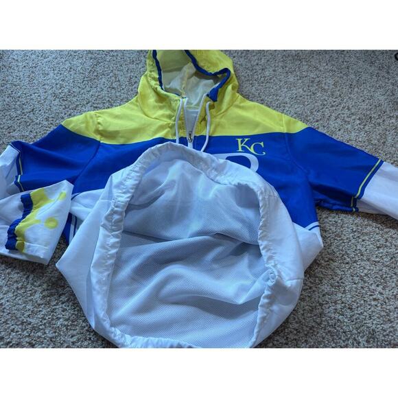 Kansas City Royals 90 jacket; baseball, 90's theme; size Large - Picture 7 of 9